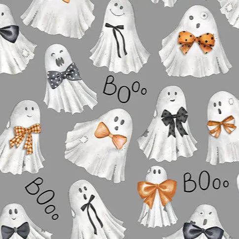 Cuddle Fabric Boo-Ties Digital Multi Per Yard