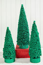 Bottle Brush Trees - Set of 3 - Green