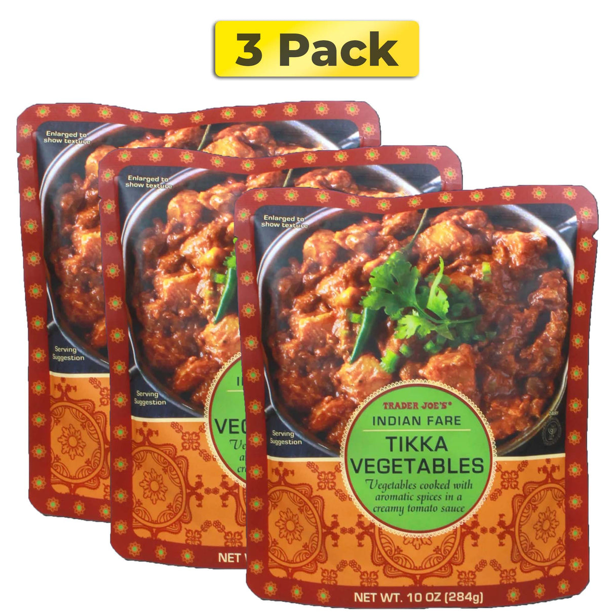 Trader Joe’s Indian Fare Tikka Vegatables 10 oz single