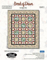 Quilting Cotton Break of Dawn Chicken and Rooster Scenes Blue by Sinead Jones