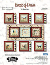 Quilting Cotton Break of Dawn Chickens Roosters and Butterflies Blank Quilting