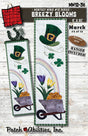 Applique Wall Hanging Pattern Breezy Blooms 6in