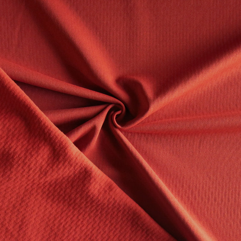 Polartec Power Dry Fleece Knit Fabric Brick Red Bricks