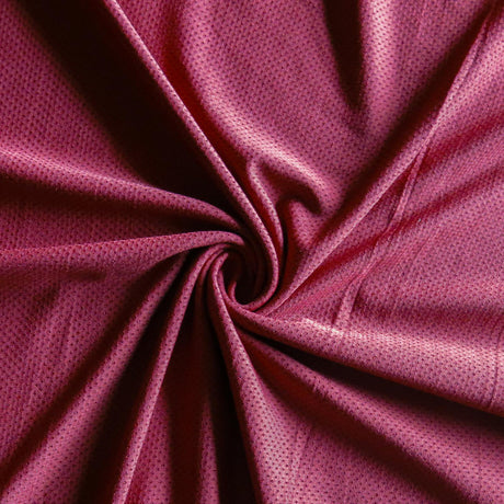 Dri-Fit Stretch Mini Mesh Fabric Brick Red