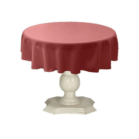 Dull Bridal Satin Fabric - Solid Color, 51" Round (1 Piece)
