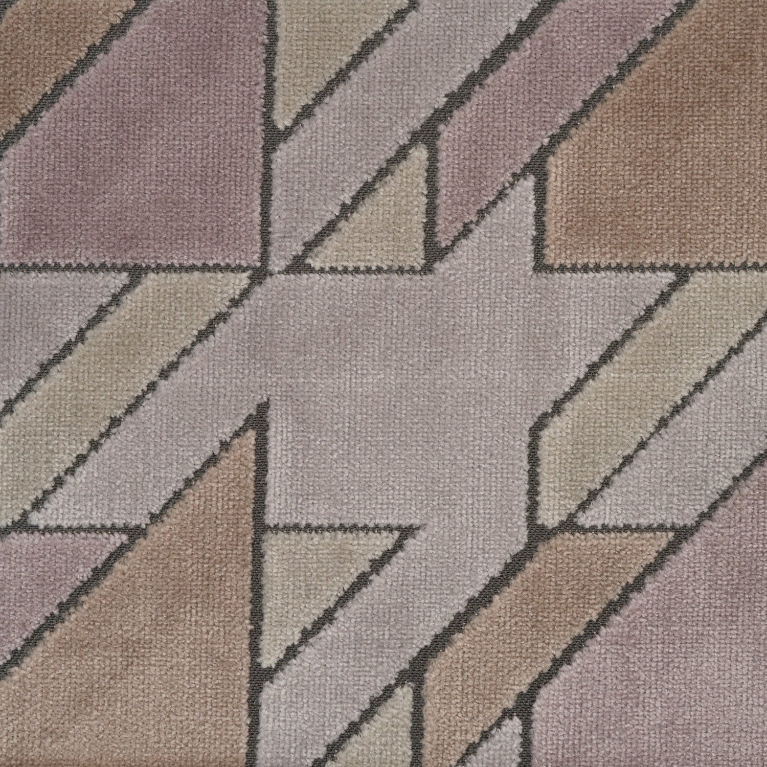 Cut Velvet Upholstery Fabric Briefcase Geometric Design