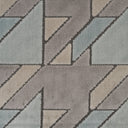 Cut Velvet Upholstery Fabric Briefcase Geometric Design