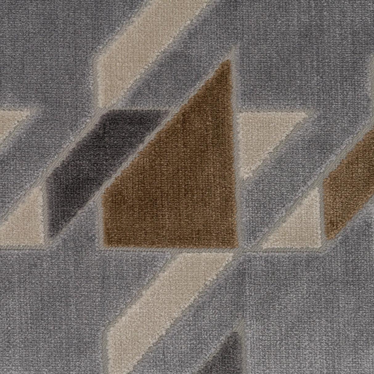 Cut Velvet Upholstery Fabric Briefcase Geometric Design