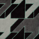 Cut Velvet Upholstery Fabric Briefcase Geometric Design