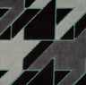 Cut Velvet Upholstery Fabric Briefcase Geometric Design