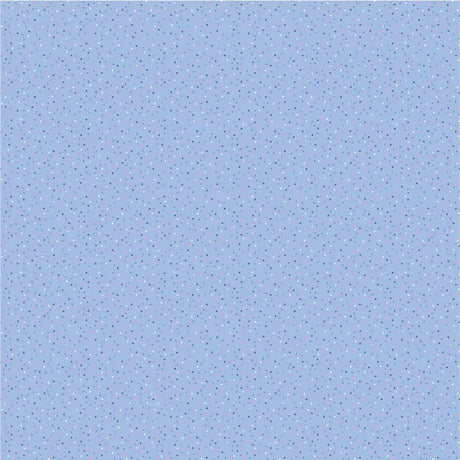 Cotton Forget Me Not Fabric Bright Blue 44/45"