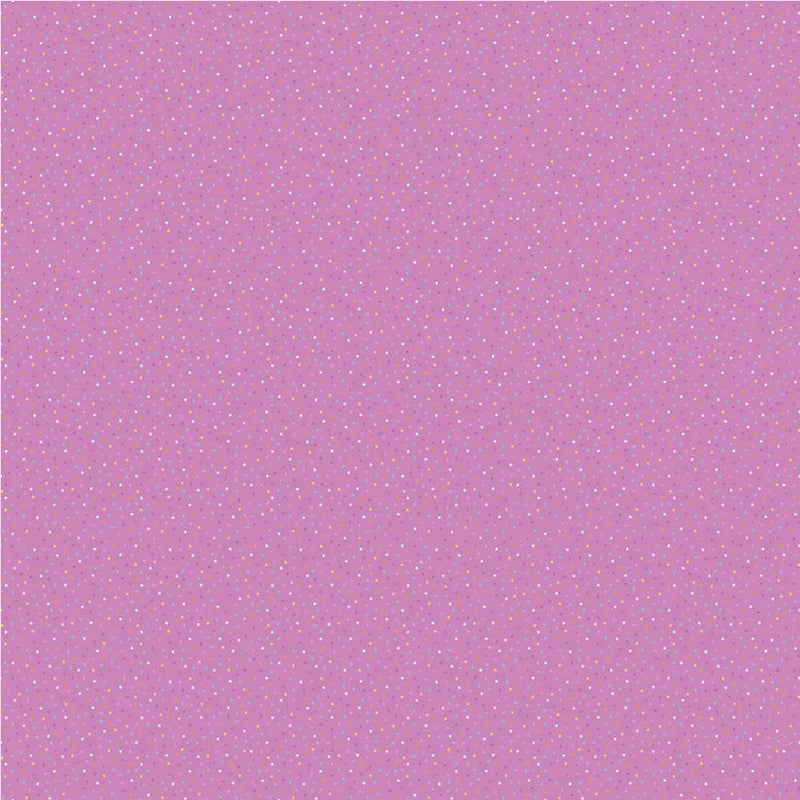 Cotton Pansy Fabric Bright Purple 44/45"