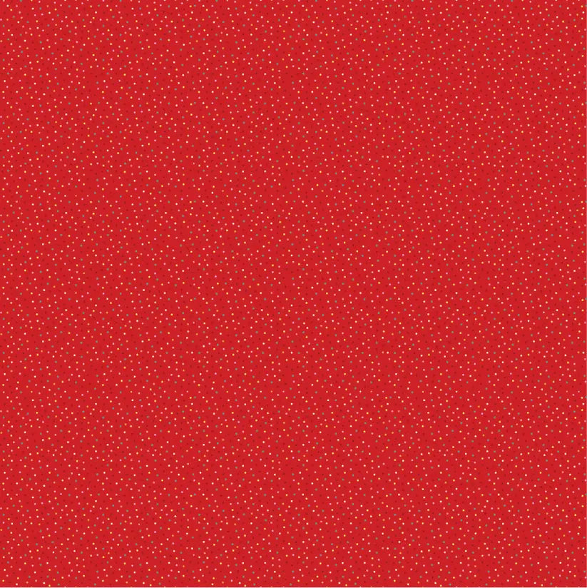 Cotton Fabric Bright Red Hot Tamale 44/45" Width