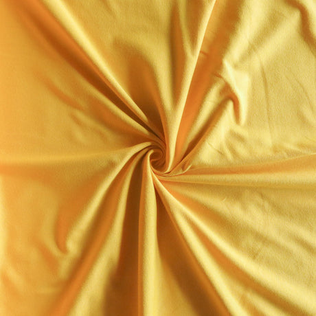 Cotton Lycra Jersey Knit Fabric Bright Gold Yellow