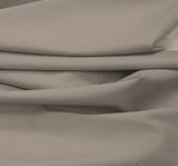 Broadcloth Poly/Cotton Blend Fabric - Solid Grey, 58/60" Width