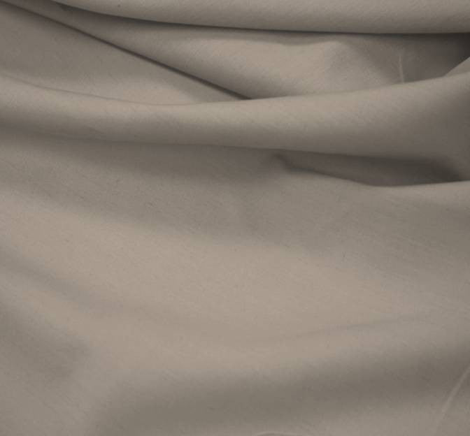 Broadcloth Poly/Cotton Blend Fabric - Solid Grey, 58/60" Width