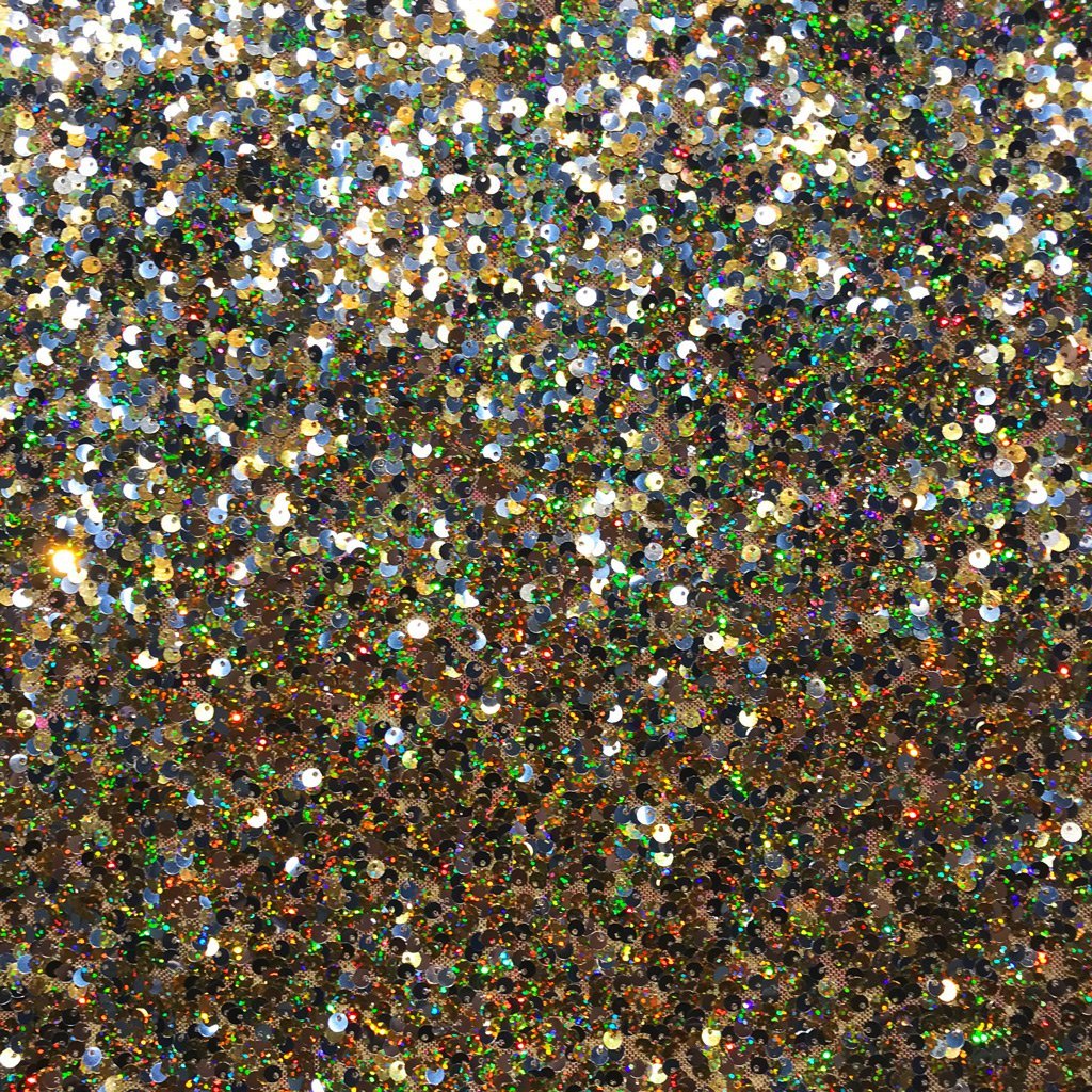 Broadway Stretch Mesh Sequin Fabric - Fuchsia Sparkles/Silver, 54/55" Width (1 Yard)