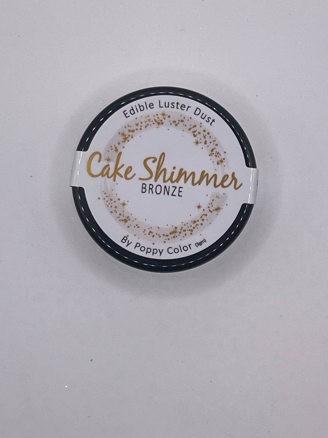 Cake Shimmer Bronze by Poppy Paint 100% Edible Luster Dust 3g for Cake Decorating