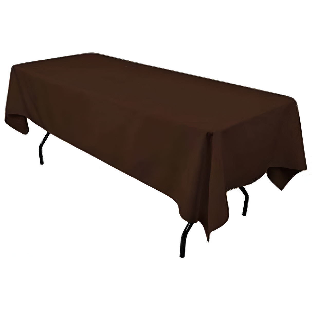 Polyester Rectangular Tablecloth Polyester Fabric - Wrinkle-Resistant, Stain-Proof, Washable, 60" X 144"