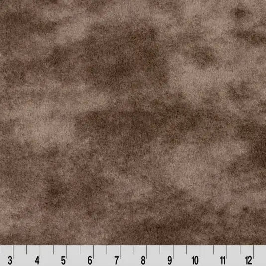 Minky Plush Fabric Brown Extra Wide Mist Cuddle Simply Taupe
