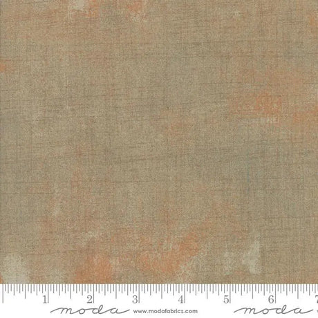Cotton Fat Quarter Brown Grunge Basics Maple Sugar
