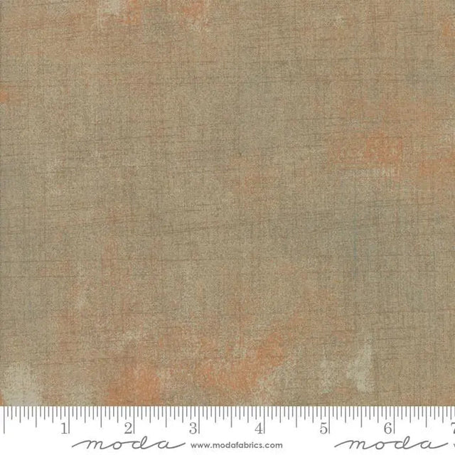 Cotton Fat Quarter Brown Grunge Basics Maple Sugar