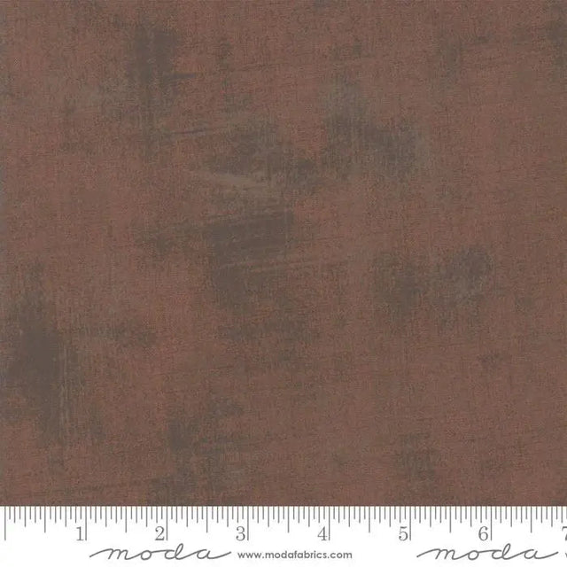 Cotton Fabric Brown Grunge Basics Rum Raisin 44/45" Per Yard
