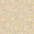 Cotton Paisley Wideback Fabric Brown Toast 108"