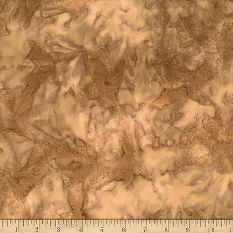 Cotton Wideback Fabric Brown Toast Watercolor Waves 108"