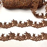 Beaded Corded Lace Trim