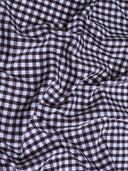 Gingham 1/4" Checkered Poly Cotton Fabric - Checkered Pattern, 57/58" Width (1 Yard)