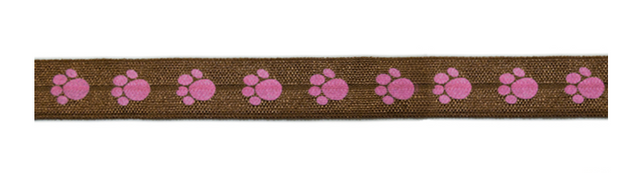 Paw Print Fold-Over Elastic 0.63"