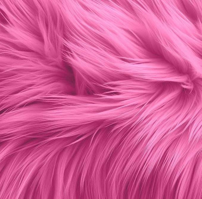 Faux Fur Fabric by the Yard Plush Long Pile