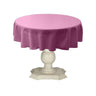 Tablecloth Dull Bridal Satin Fabric - 54" Round, Color Options (1 Piece)
