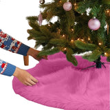 Faux Fur Christmas Tree Skirt 36 Inch