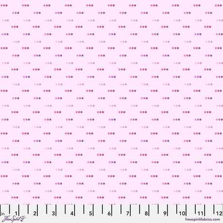 Cotton Bubblegum Dotty Fabric 44/45" by the Yard