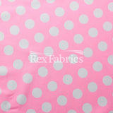 E-Z Dots Matte Nylon Spandex Fabric - Multicolor Polka Dots, 58/60" Width (1 Yard)