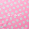 E-Z Dots Matte Nylon Spandex Fabric - Multicolor Polka Dots, 58/60" Width (1 Yard)