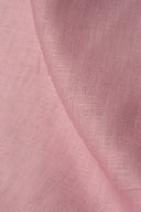 1 Yard Midweight Bubble Gum Pure Linen Fabric, Softened 5.5 oz Solid Weave 54 Inch Wide