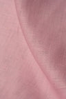 1 Yard Midweight Bubble Gum Pure Linen Fabric, Softened 5.5 oz Solid Weave 54 Inch