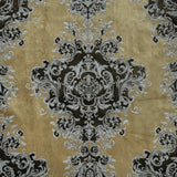 Velvet Upholstery Fabric Buckingham Embossed Printed