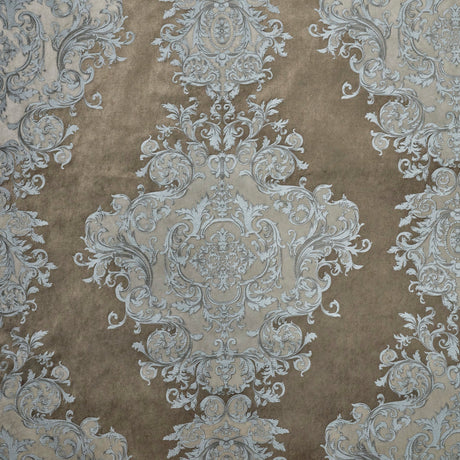 Velvet Upholstery Fabric Buckingham Embossed Printed
