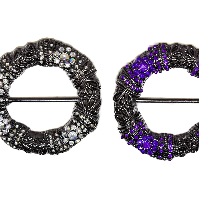 Rhinestone Beaded Ribbon Slider 3"