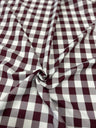 1 Yard Buffalo Check Polyester Poplin Fabric 60" Wide for Tablecloths, Drapes & Decor