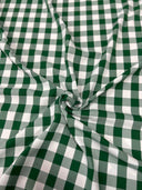 1 Yard Buffalo Check Poly Poplin Fabric 60” Wide for Table Runners Curtains & Decor