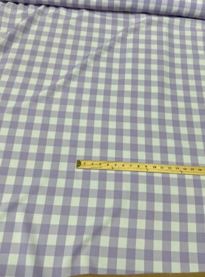 1 Yard Buffalo Check Poly Poplin Fabric 60” Wide for Table Runners Curtains & Decor