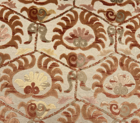 Cut Velvet Upholstery Fabric Bukhara Damask