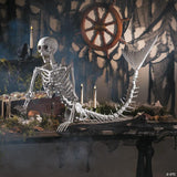 Bulk Life-Size Original Mermaid Skeleton Halloween Decorations - 4 Pc.