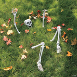 Bulk Life-Sized Buried Skeleton Yard Halloween Decorations – 3 pc