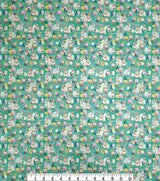 Quilting Cotton Bunnies & Eggs on Sage Easter Fabric
